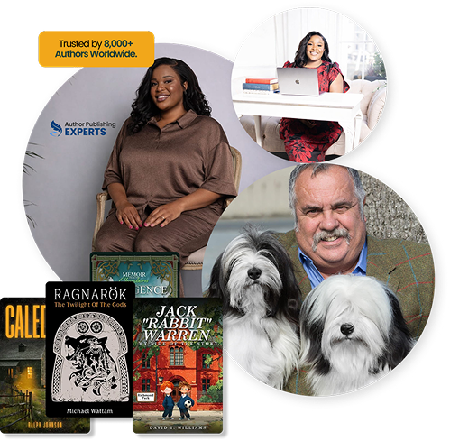 Published authors with their books, trusted by 8,000+ authors worldwide