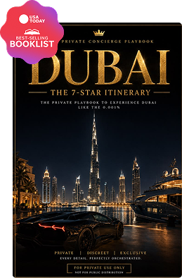 Dubai The 7-Star Itinerary book cover with booklist badge