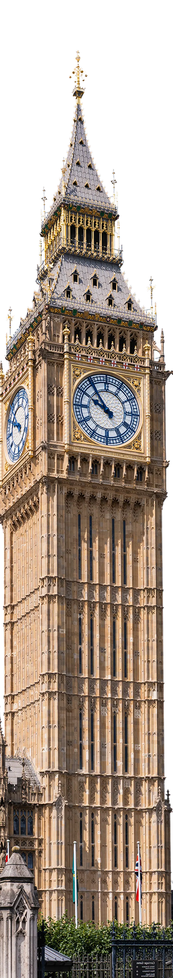 Big Ben, the Elizabeth Tower at the Palace of Westminster