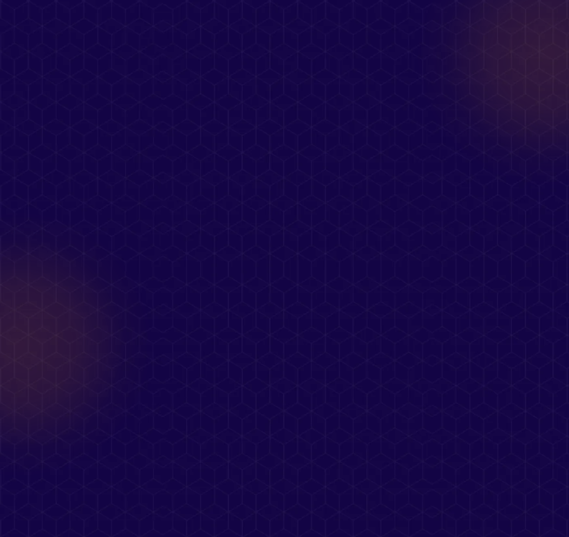 Dark navy hexagon pattern background